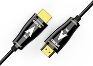 8K Fiber Optic HDMI 2.1 Cable 30ft HDMI 2.1 CL3 Rated 8K@60Hz 4K@120Hz D-o-l-b-y Vision 48Gbps and e