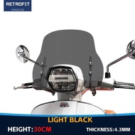New Motorcycle For LAMBRETTA G350 2023 Front Wide Height Windshield Deflector For Lambretta G350 Acc