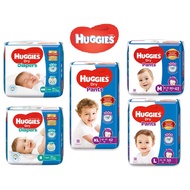 HUGGIES DRY HUGGIES DIAPERS TAPES / PANTS NB/S/M/L/XL