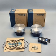 4032 Motorcycle Forged Piston Kit 65.5mm &66.5mm Pin15mm Flat Head Racing with DLC Pin for Modificat