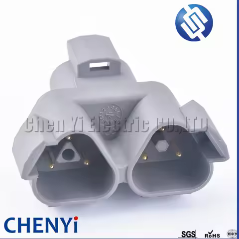 Deutsch 3 Pin Automotive Electrical Housing Wiring Cable Connector Plug Three Connection Socket DT04