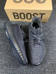 🎇全新特惠adidas originals Yeezy Boost 350 V2 黑滿天星"Black” 低幫休閒鞋 男女同款 黑色