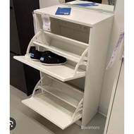 IKEA BISSA Shoe Cabinet With 2 Compartments