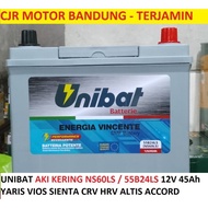 DISC PRICE - UNITY NS60LS 55B24LS Dry Battery YARIS VIOS CRV HRV SIENTA car battery