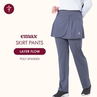 EMAX Seluar Skirt Sukan Muslimah Layer Flow Skirt with Pocket