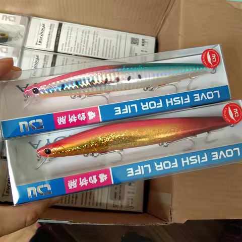 TSURINOYA 2PCS Ultra-long Casting Floating Minnow 140F STINGER 140mm 24g Long Casting Fishing Lure S