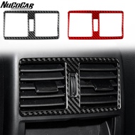 For Benz GLE GLS W166 2016-2019 Carbon Fiber Rear air vent Panel Trim Cover Car Accessories Interior