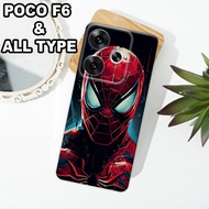 G53 - XIAOMI Case Latest F6 5Gpoco 2024 - Flexible rubber material - SPIDERMAN MOTIF - XIAOMI silico