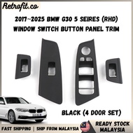 🇲🇾 17~23 BMW 5 Series G30 Window Switch Panel Trim Cover Replacement RHD BMW G30 520i 530i 540i 520d