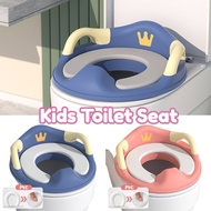 Kids Toilet Seat Portable Anti-skid Stable Potty Toilet with Soft Cushion and Armrest  Infant Childr