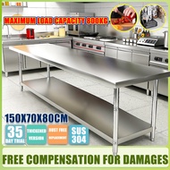 Kitchen island portable Kitchen table rack Stainless steel table Meja dapur gas kitchen table Kitche