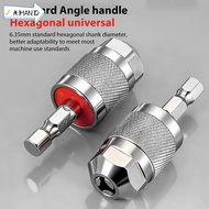 IMIHAN1 Drill Chuck Adapter, Self-Tightening 1.5-6.5mm Quick Change Chuck,  1/4 Inch Hexagonal Handl