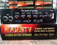 KIT POWER AKTIF SPEAKER MAJESTY PLUS ECHO SUBWOOFER