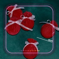 SET E109 Pearls Covered in Velvet Fabric Size 3cm/4cm/6cm Christmas Decoration RCPKSS470