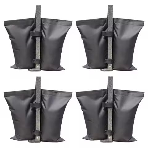 Umbrella Oxford Tent Sand Bags Black Fixing Awning Tent Stand Weighted Sand Bag Holder Outdoor Campi