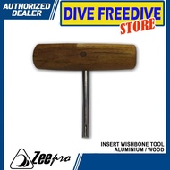 Insert Wishbone Tool Speargun Spearfishing Rubber Aluminum Wood Accessories Spearo Apnea Fish Access