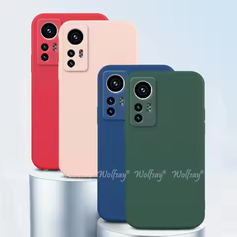 For Xiaomi 12T Pro Case Liquid Silicone Plain Rubber Protector For Xiaomi 13 Pro 13 Lite 12T 12 12X 