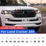 For Toyota Land Cruiser 200 Cover Letter Sticker LC200 2021 Engine Cover Decoration Land Cruiser Log