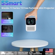 (GLOBAL ENGLISH) Wanbo T2 Series T2 Free / T2 Max Portable Mini Pico Android Smart LCD Projector hom