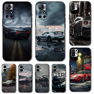 A6D GTR 911 sports car for Redmi Note 11 12S 13 Pro Plus 12 Pro sped TPU soft silicone shockproof lu