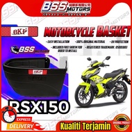 BKP RSX150 RSX 150 RS150 V3 Motorcycle Basket Plastic Quality Honda RS150 V3 Bakul PVC Motorsikal siap besi bracket