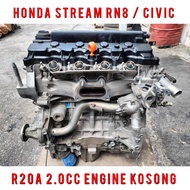 Honda Stream RN8 / Civic R20A 2.0cc Engine Kosong / Engine Empty