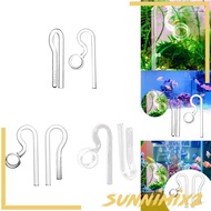 [Sunnimix2] Aquarium Glass Lily Pipe Inflow Outflow Easy Installation Tank Filter