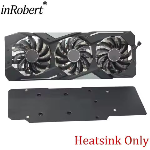 78mm PLD09210S12HH Video Card Cooler Heatsink With Backplane For Gigabyte RX 5700 RX 5600 XT GAMING 