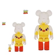 Bearbrick Ducky 100% & 400% 1000% toy story 反斗奇兵 胡迪 巴斯光年