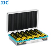 JJC 18650 Battery Case, Portable Battery Protection Box Holder for Storing 6 Pcs Camera Flash 18650 Battery