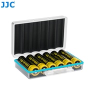 JJC 18650 Battery Case, Portable Battery Protection Box Holder for Storing 6 Pcs Camera Flash 18650 