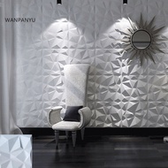 wanpanyu Waterproof Wall Art Decal Cuttable Wall Sticker 3d Embossed Wall Sticker Waterproof Panel Easy to Clean Insulate Living Room Decal