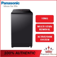 [Muar & Melaka] Panasonic 10KG Top Load Washing Machine NA-FD10X1BRT, NA-FD10X1 (Washer,Top Loader,M