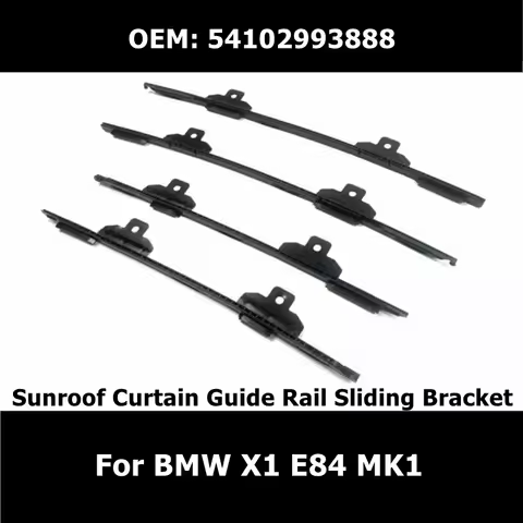 54102993888 Car Front Panoramic Roof Manual Sunroof Curtain Guide Rail Sliding Bracket Kits for BMW 