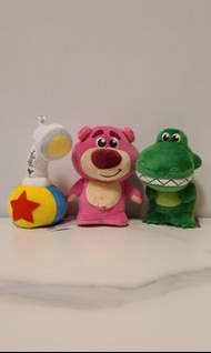 日本景品 moipon 反斗奇兵 玩具總動員Toy Story  士多啤梨熊 抱抱熊 勞蘇 泡泡龍 Rex 暴 pixar ball pixar燈 公仔