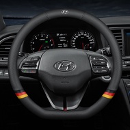Bọc Vô Lăng Xe Hơi Rất Mỏng Mới 3 Dòng Thể Thao Cho Hyundai Elantra I10 I20 I30 Grand Starex SantaFe