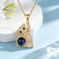 Full Diamond Bear Necklace Language I Love You Light Luxury Niche Clavicle Chain S26.06.28 XSM1