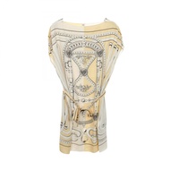 [Used] Hermes HERMES Dress Twillaine Grand Tralala Silk Dress Women's Used A