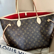 全新正品｜Louis Vuitton Neverfull GM LV 經典老花 子母包托特包｜M40990