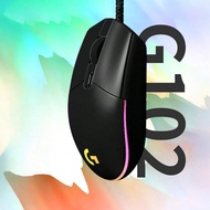 G102 Wired Symmetrical Mouse 79g Lightweight High-Speed Responsive Sensor Anti-Slip Textured Grip Er
