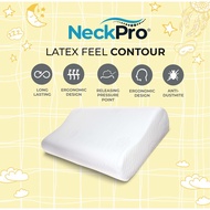 NeckPro Latex Feel Contour Pillow [Buy 1 Free 1]