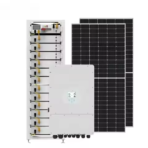 Deye 30KW, 50KW, 80KW, 100KW, 150KW, 200KW Hybrid Solar Energy System with Inverter, Battery, and So