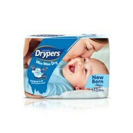 Drypers wee wee dry Newborn/ Travel pack