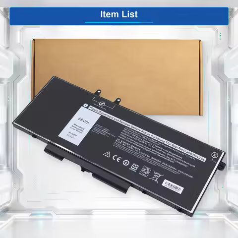 3HWPP 68Wh 15.2V Laptop Battery For Dell Latitude 5401 5501 5410 5411 5510 5511 Precision 3541 3550 