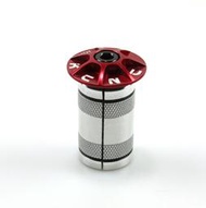 【布魯斯】全新 KCNC 頭碗頂蓋＋前叉上管迫緊器，28.6mm x 38mm，適用碳纖維前叉上管，紅色