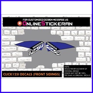Honda Click 125i sidings Decals