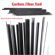 1PCS Carbon Fiber Round Rod High Strength Light Weight DIY Composite Accessory for RC Airplane  Dia 