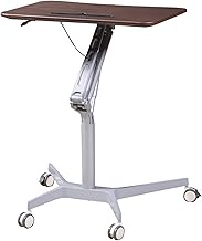 Lectern Podium Stand Stand Mobile Height Adjustable Lecture Portable Presentation Concert Podium Reading or Laptop Desk with Wheels (I Height 75.5) (F Height 75.5)
