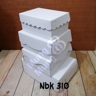 Cake Box 19.5x13.5cm/Cake Box 19.5x13.5cm /NBK 310 White AK