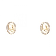 【二手】Dior Oblique 耳環 E5064WOMCY319 GP（鍍金）女士耳環（全新）